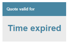 Time expired